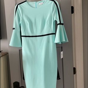 New Calvin Klein dress - size 8 #teal #dress